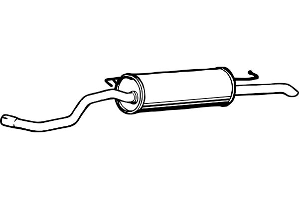 FENNO Глушитель выхлопных газов конечный P7526