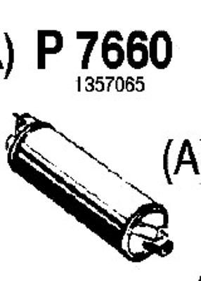FENNO Izplūdes gāzu trokšņa slāpētājs (pēdējais) P7660