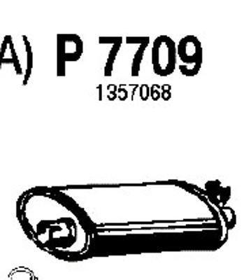 FENNO Izplūdes gāzu trokšņa slāpētājs (pēdējais) P7709