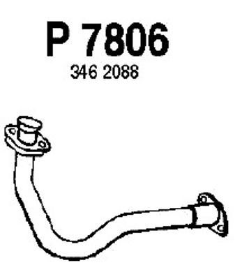 FENNO Труба выхлопного газа P7806