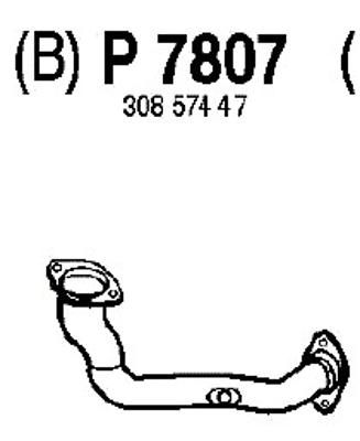 FENNO Izplūdes caurule P7807
