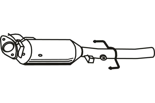 FENNO Сажевый / частичный фильтр, система выхлопа ОГ P9904DPF