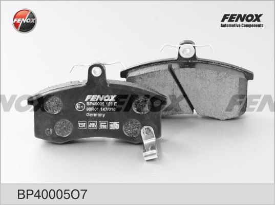 FENOX Комплект тормозных колодок, дисковый тормоз BP40005O7