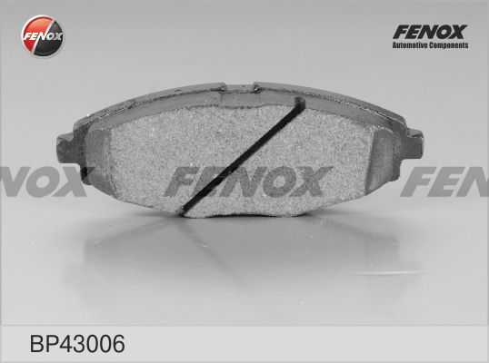 FENOX Комплект тормозных колодок, дисковый тормоз BP43006