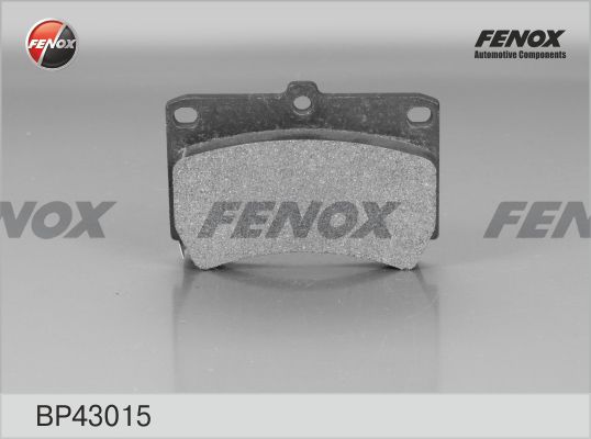FENOX Комплект тормозных колодок, дисковый тормоз BP43015