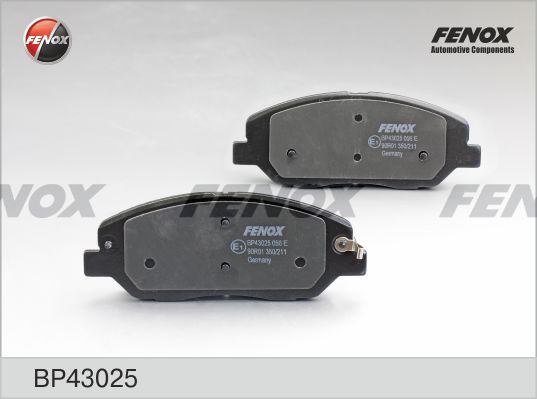 FENOX Bremžu uzliku kompl., Disku bremzes BP43025