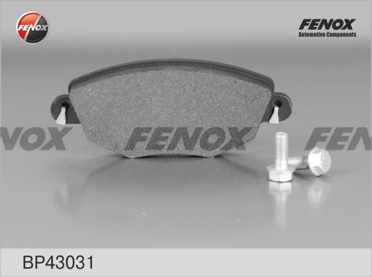 FENOX Комплект тормозных колодок, дисковый тормоз BP43031