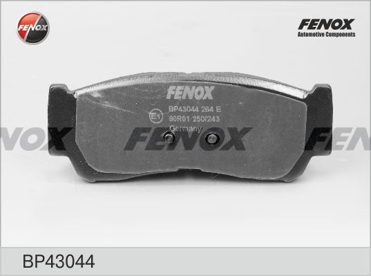 FENOX Bremžu uzliku kompl., Disku bremzes BP43044