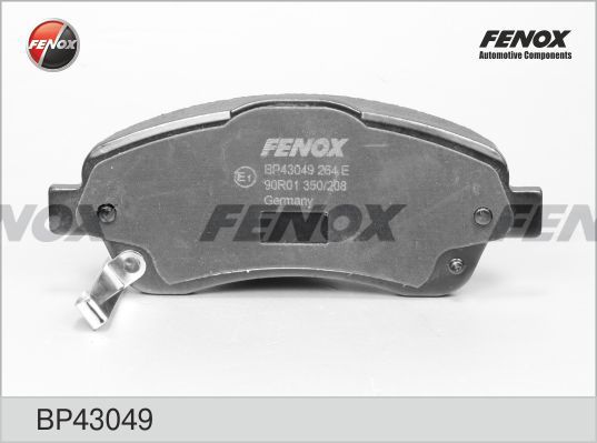 FENOX Комплект тормозных колодок, дисковый тормоз BP43049