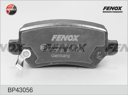 FENOX Bremžu uzliku kompl., Disku bremzes BP43056