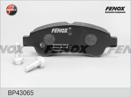 FENOX Bremžu uzliku kompl., Disku bremzes BP43065