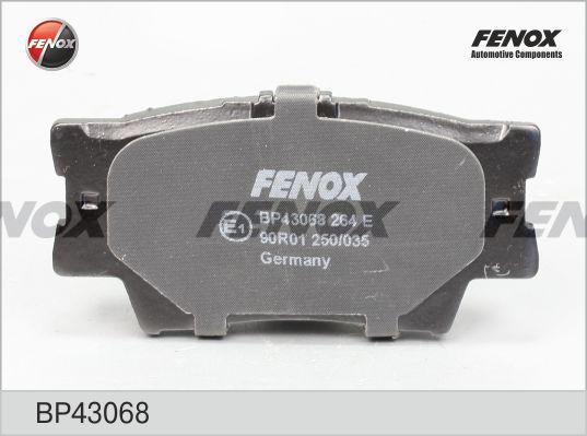 FENOX Bremžu uzliku kompl., Disku bremzes BP43068