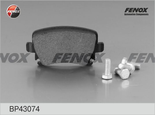 FENOX Комплект тормозных колодок, дисковый тормоз BP43074