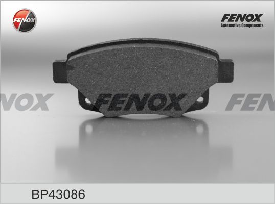 FENOX Комплект тормозных колодок, дисковый тормоз BP43086