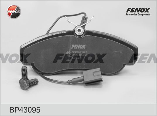 FENOX Комплект тормозных колодок, дисковый тормоз BP43095