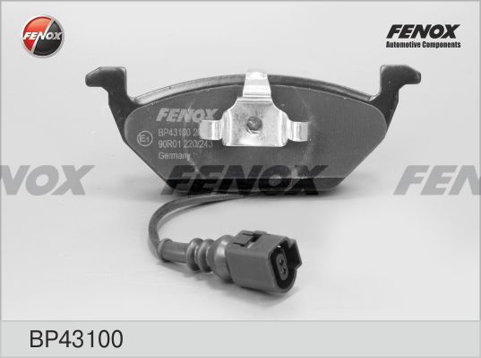 FENOX Комплект тормозных колодок, дисковый тормоз BP43100
