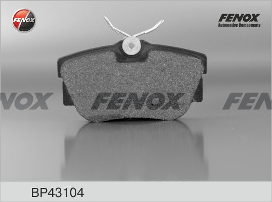 FENOX Комплект тормозных колодок, дисковый тормоз BP43104