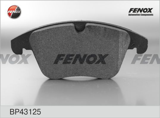 FENOX Комплект тормозных колодок, дисковый тормоз BP43125