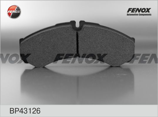 FENOX Комплект тормозных колодок, дисковый тормоз BP43126