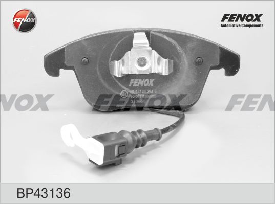 FENOX Комплект тормозных колодок, дисковый тормоз BP43136