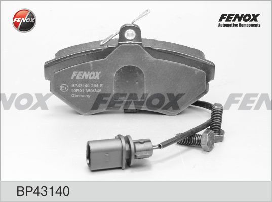 FENOX Комплект тормозных колодок, дисковый тормоз BP43140
