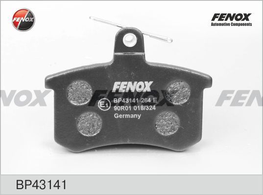 FENOX Bremžu uzliku kompl., Disku bremzes BP43141