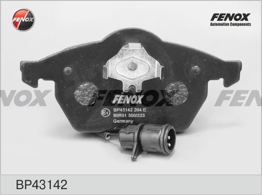 FENOX Комплект тормозных колодок, дисковый тормоз BP43142