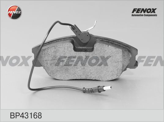 FENOX Комплект тормозных колодок, дисковый тормоз BP43168