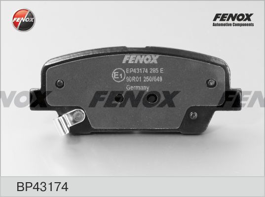 FENOX Bremžu uzliku kompl., Disku bremzes BP43174