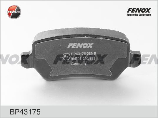 FENOX Bremžu uzliku kompl., Disku bremzes BP43175