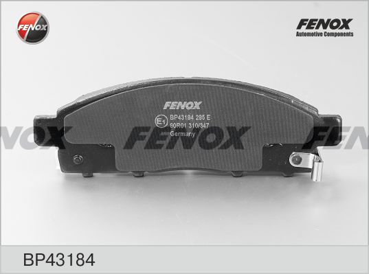 FENOX Bremžu uzliku kompl., Disku bremzes BP43184