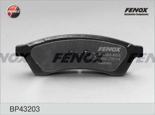 FENOX Bremžu uzliku kompl., Disku bremzes BP43203