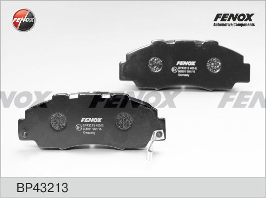 FENOX Комплект тормозных колодок, дисковый тормоз BP43213