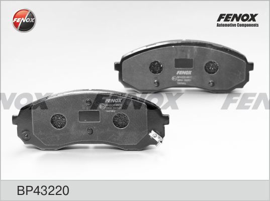 FENOX Комплект тормозных колодок, дисковый тормоз BP43220