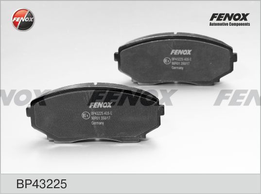 FENOX Комплект тормозных колодок, дисковый тормоз BP43225