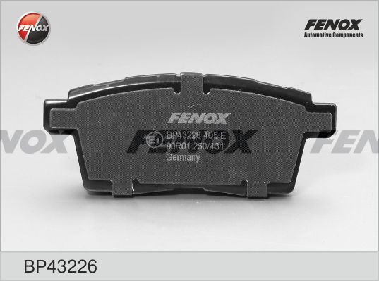 FENOX Bremžu uzliku kompl., Disku bremzes BP43226