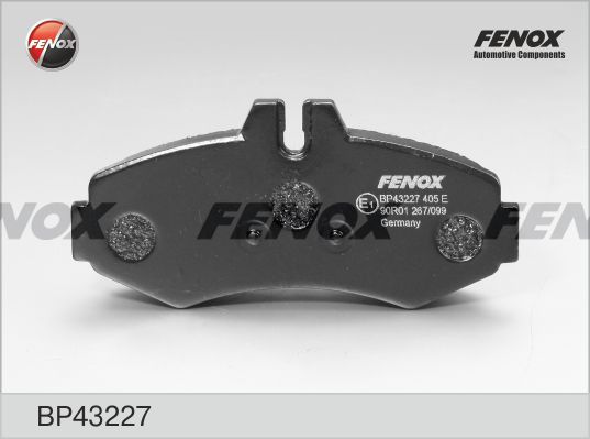 FENOX Комплект тормозных колодок, дисковый тормоз BP43227