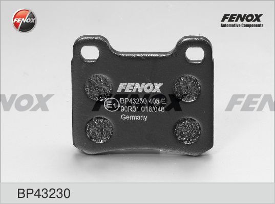 FENOX Bremžu uzliku kompl., Disku bremzes BP43230