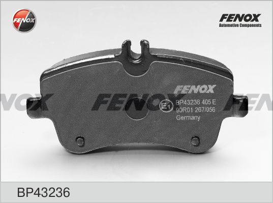 FENOX Комплект тормозных колодок, дисковый тормоз BP43236