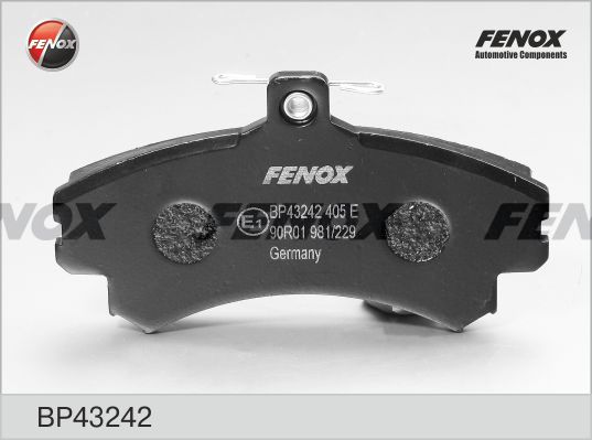 FENOX Комплект тормозных колодок, дисковый тормоз BP43242
