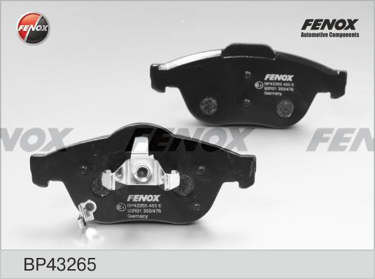 FENOX Комплект тормозных колодок, дисковый тормоз BP43265