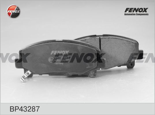 FENOX Комплект тормозных колодок, дисковый тормоз BP43287