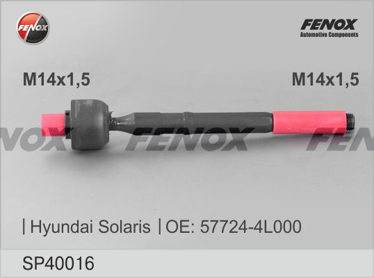 FENOX Stūres šķērsstiepņa uzgalis SP40016