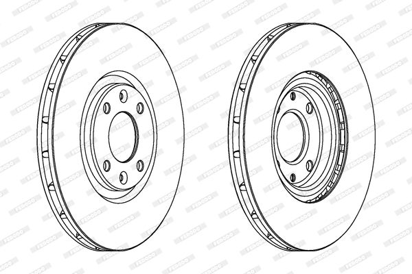 FERODO Тормозной диск DDF1676