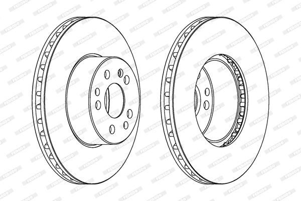 FERODO Тормозной диск DDF629