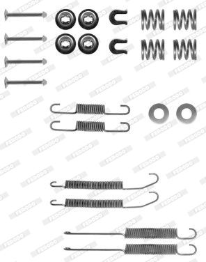 FERODO Комплектующие, тормозная колодка FBA152