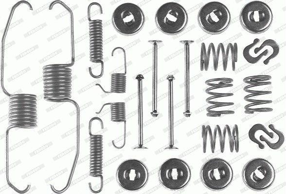 FERODO Комплектующие, тормозная колодка FBA38