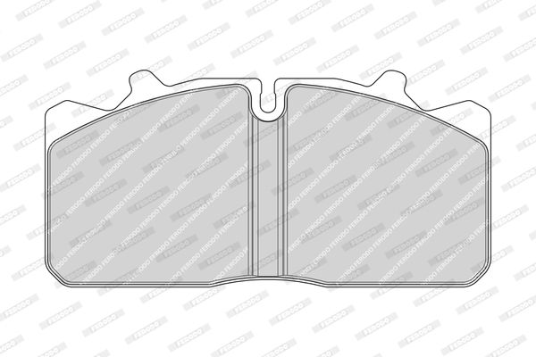 FERODO Комплект тормозных колодок, дисковый тормоз FCV1279