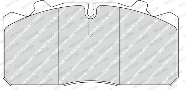 FERODO Комплект тормозных колодок, дисковый тормоз FCV1354