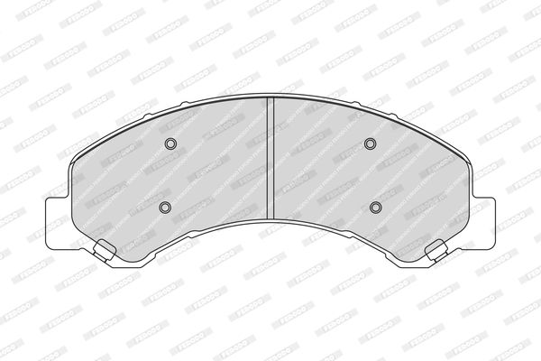 FERODO Bremžu uzliku kompl., Disku bremzes FCV1853